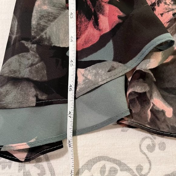 NWT Le Chateau Asymmetrical High-Low Cowl Neck Dress - Picture 9 of 15